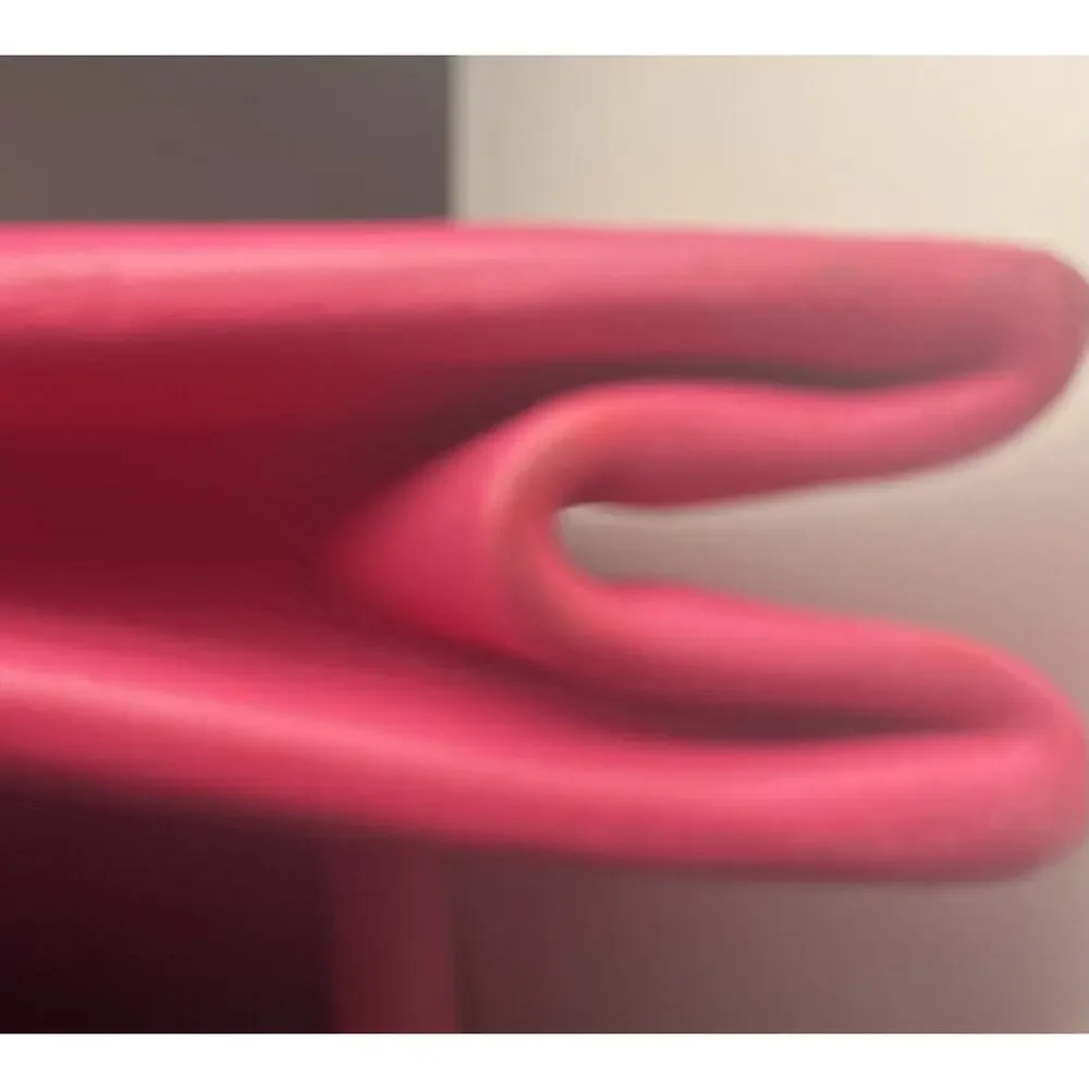 CHANEL Pink Tweed Large Logo Zip Pouch Clutch - Picture 7 of 14